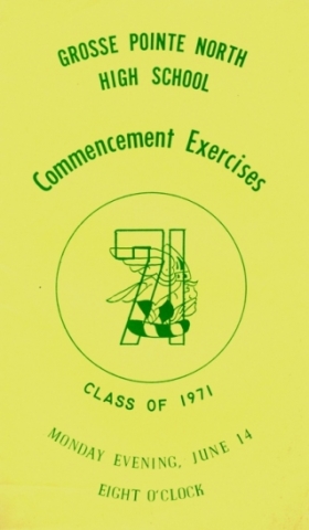 Class of 1971 Graduation Program