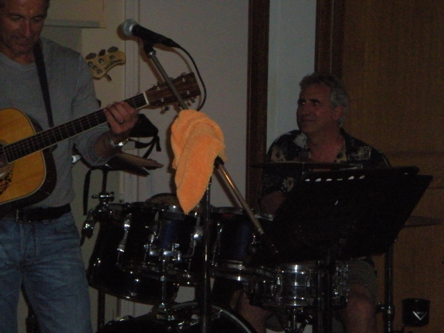 Jack Barbier on drums! (photo courtesy Carol Appleton Holloway)