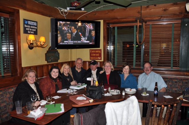 Grosse Pointe North Class of 1971 Reunion Committee at Work March 2011 meeting:
Pam(Killebrew)Alessandro--President,
Jack Barbier(not present)--Vice President, Bob Reaser--Treasurer,
Carol(Appleton)Holloway--Secretary, 
Gary & Dawn (Danielson) Hill, N