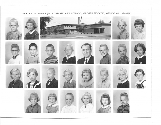 Ferry School - 60/61
2nd Grade
Mrs. Culver/Gahagan

Row 1: Phil Bertelsen, Cheryl Pieschke, Tim Atkinson, (need name)--
Row 2: Bill Scheuler, Alan Meyers, (need name), (need name), Mr. Wendt, Rick Marr, John Shook, Debbie Ruppe --
Row 3: Ellen Kitzu