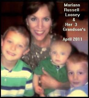 Mariann Russell Looney with her 3 grandsons. Taken Mothers Day 2011